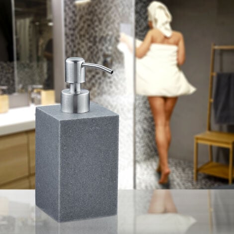 Dispensador de jabón de ducha para pared. 3 x depósito rellenable