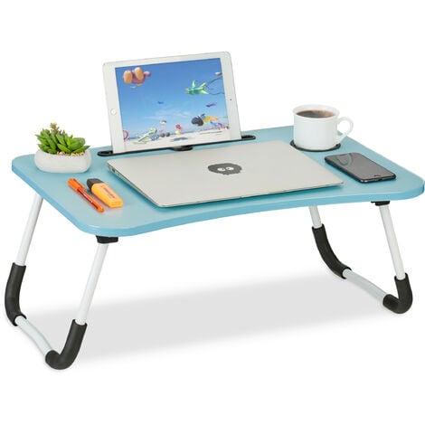 Soporte plegable ajustable para computadora portátil, mesa, sofá cama,  bandeja