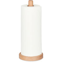 Soporte Vertical de papel para cocina, portarrollos de papel de pared de  cobre puro de madera