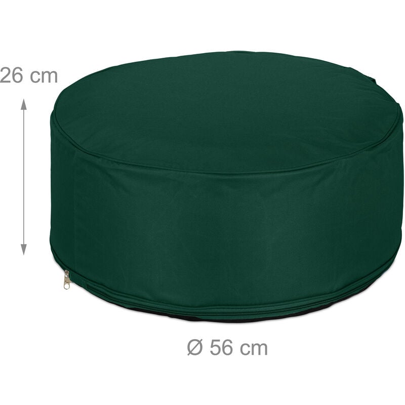 LVTXIII Inflatable Stool Ottoman Footrest With Handle