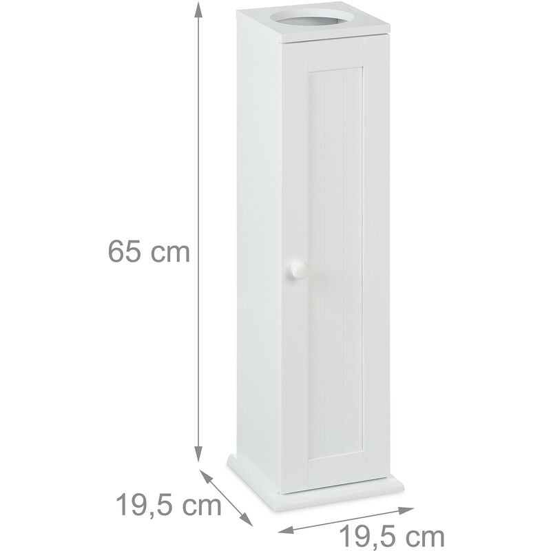 Relaxdays Storage Unit, 4 Shelves, Bathroom, Kitchen, Bedroom, Free