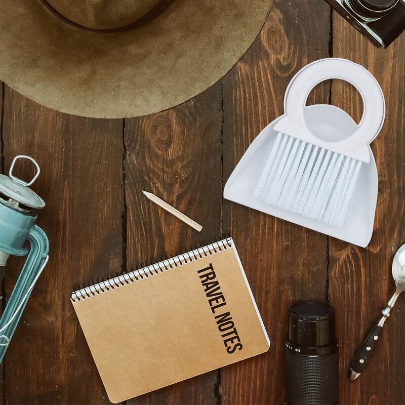 SATANI Mini Dustpan And Brush Set Hand Broom Cute Little Whisk Dust Pan