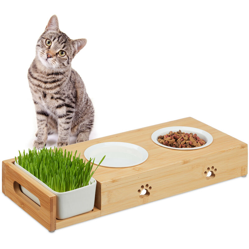 3 bowl elevated dog feeder Elevated 3 Bowl Dog Feeder – JJwoodworking main image 0