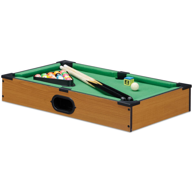 MINI POOL TABLE Game,Billiards Table Pool Table Set with 11 Balls 2 Cues  and 1 T EUR 37,99 - PicClick FR