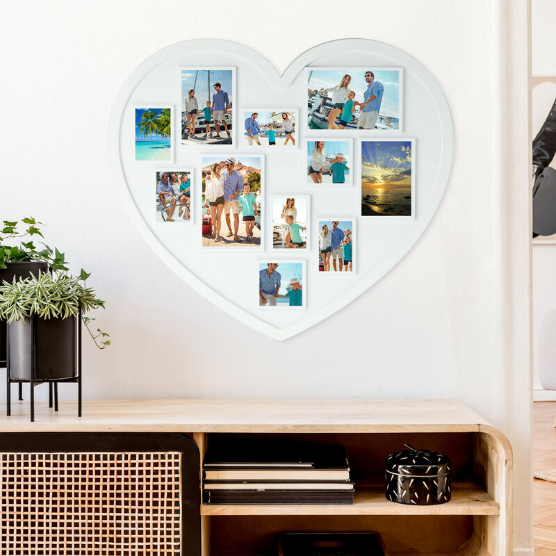 Relaxdays Collage Picture Frae For 9 Photos, Landscape & Portrait