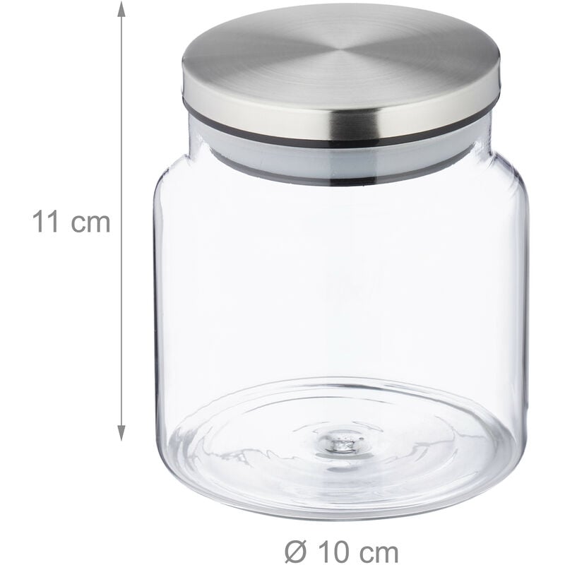 500ml 750ml 1000ml 1500ml Air tight Glass Jar BPA free Eco-friendly Food  Grade Leak Proof All-Purpose