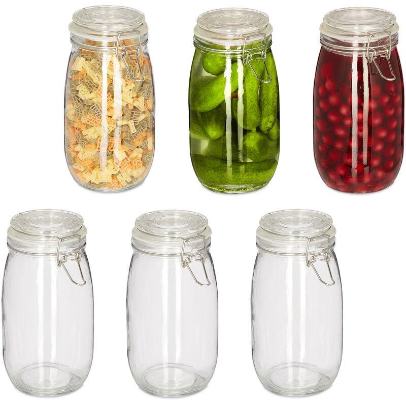 30L Large Sealed Container Glass Storage Jar Pickle Jar with