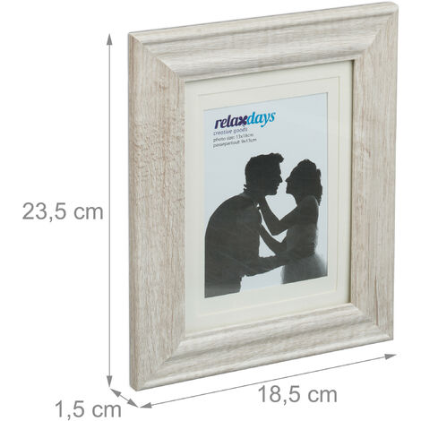 Relaxdays 10x Picture Frames, 13x18cm, Portrait & Landscape Format, to ...