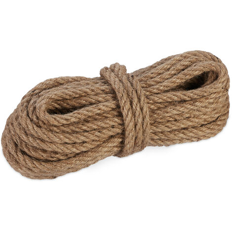 Relaxdays Natural Rope, Bundle, Jute, Plant, Twine, Handicraft, Garden ...