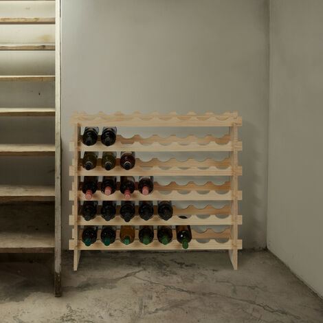 Relaxdays Wine Rack, for 48 Bottles ...