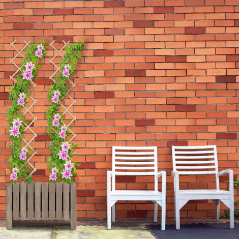 Klimplantenrek Metaal 3 Stuks Voor In De Grond Plantensteun Voor Klimplanten 122x305 Cm Trellis Zwart