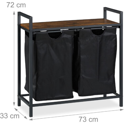 Relaxdays Wandrek met 3 planken, badkamerrek, keukenrek