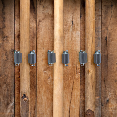 Relaxdays, Set Of 12 Wall Hooks Garage Garden Tool Holder Steel - View #2