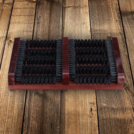 Shoe Rasper Relaxdays Shoe Scraper, Non-Slip Base, Sturdy Plastic Bristles, Dirt ...