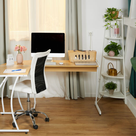 Relaxdays Cable Box, for 2 Socket Strips, Bamboo, HWD: 16.5 x 44 x 16 cm, Hide & Organise Cables, Computer Box, Natural