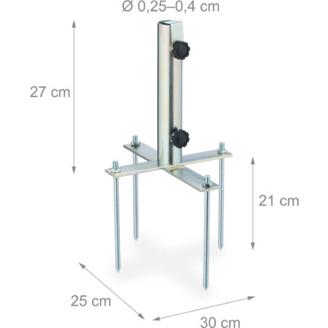 Supporto Manutenzione Bici Relaxdays - Regolabile 110-169cm, Per Telai 25-40mm, Fino A 30kg