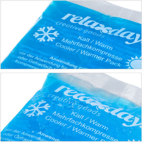 16 x gel packs, hot/cold compresses, 9 x 15 cm, first aid, reusable gel ...