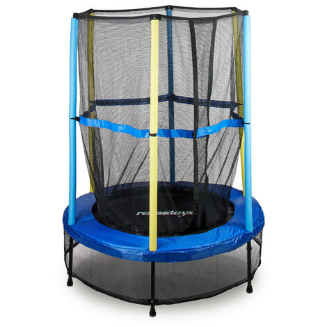 140cm Diameter Trampoline Indoor baby Jumping bed Guard net