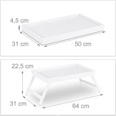 White folding deals bed tray