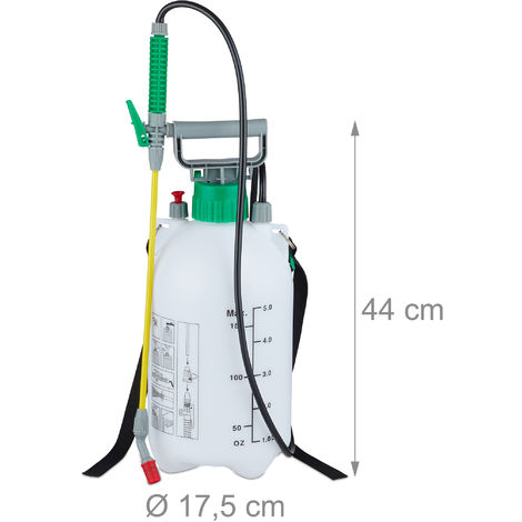 Pump Hand Pressure Sprayer - 48 fl oz - Mister Spray Water Bottle for Watering