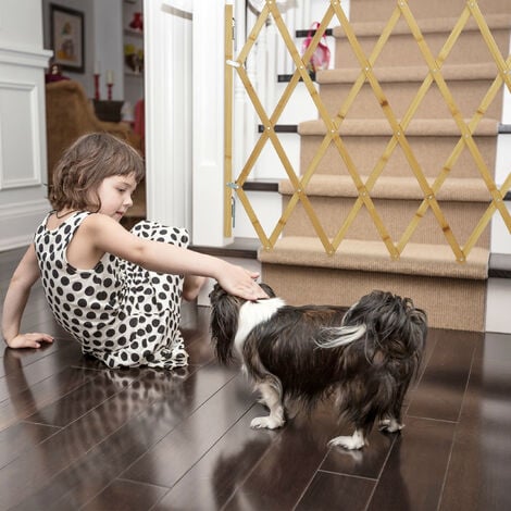 Pet barrier sales retractable dog gate