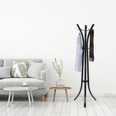 Relaxdays Coat Rack “Style”, Sturdy Metal Standing Garment Rack for ...