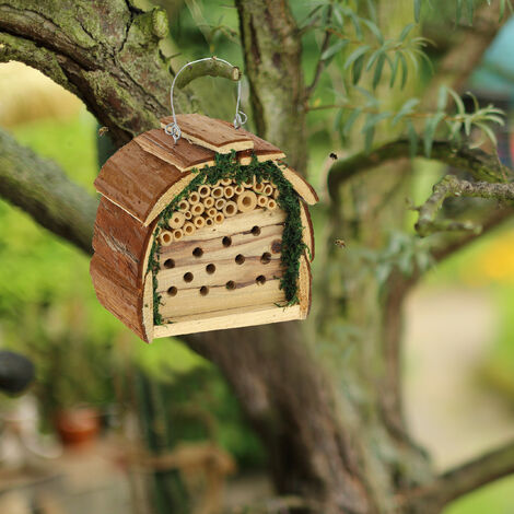 Relaxdays Insect Hotel Nesting Box For Bees Wasps Ladybirds Bug