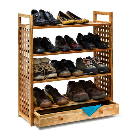 WJMLS Metal Shoe Rack with Seat Shoe Rack for 8 Pairs of Shoes 79 x 19.5 x  45 cm Black 70 x 34 x 45 cm Grey (Size: 90 x 34 x 45 cm) : Amazon.de: Home  & Kitchen