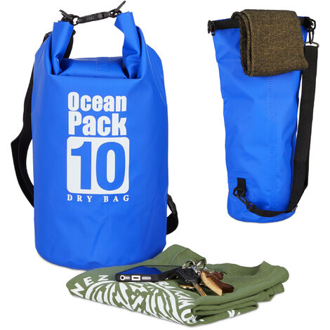 vidaXL Dry Bag 5 L Grey Waterproof Dry Sack Light Weight Dry Bag Rucksack 
