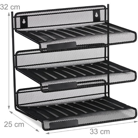 MMF Industrias Letter-size Horizontal Acero Organizador De