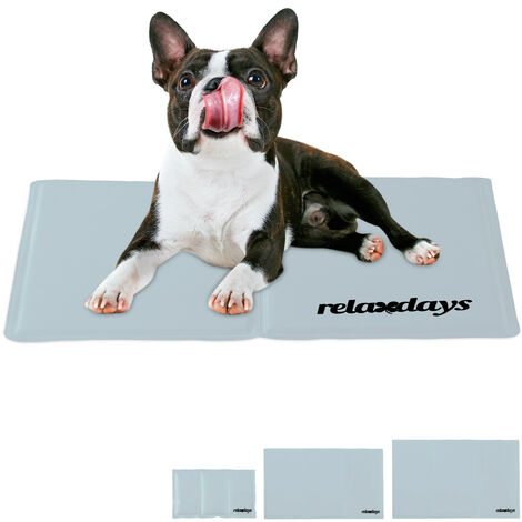 Relaxdays Self-Cooling Dog Mat, Wipeable, Gel Pad, Blanket for Animals ...