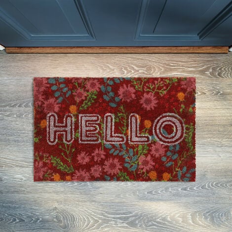 Hello Coir Doormat 60 x 40 cm