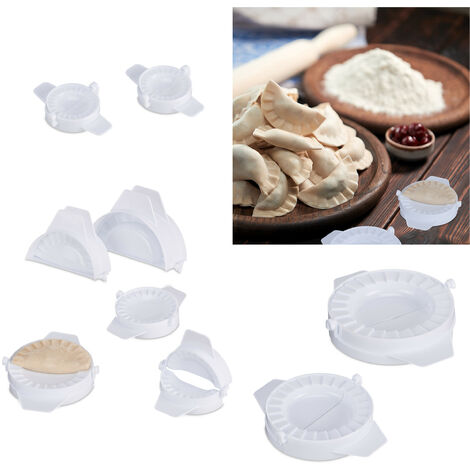 Relaxdays Ravioli Maker, 9x Set, Dumpling Wonton Shaper, Empanada ...