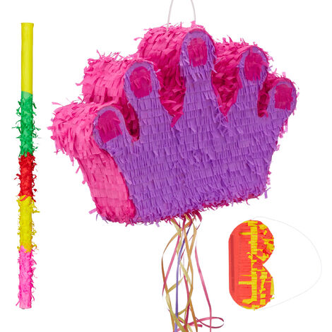 thumbnail image 2 of Deekin Carnival Pull String Piñata Circus Tent Piñata With Blindfold Piñata Stick And Confetti 2 of 12