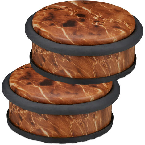 Brown Rubber Door Stops (2 per Pack)