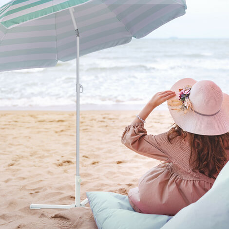 umbrella beach hat