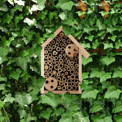 Relaxdays Insect Hotel, Nesting Aid for Bees & Wasps, Garden, Balcony ...