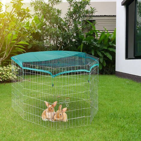 Rabbit playpen hot sale with cover