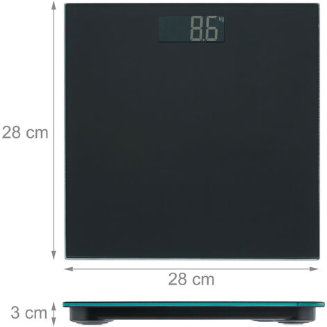 Instatrack Digital High Capacity Bathroom Scale Black