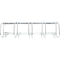 26 x 130 x 32 cm Floor And Wall Mount Relaxdays Bike Stand For 5 Bikes Steel Outdoor Bike Holder Rack Silver 