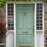 Relaxdays Antique Door Knocker, Cast Iron, Embellished, For Front Door, HxWxD: 18 x 10 x 4 cm, Bronze