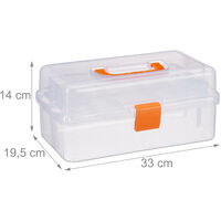 Folding Storage Box w/Lid for Camping, Car Storage, Home Sorting  46*33*19.5cm