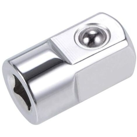 Adaptateur Douille Réducteur 1/4 Pouce Femelle à 1/2 Pouce Male en Cr-V Acier Douille et embout pour clé (1/3)