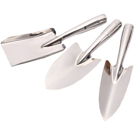 Ensemble D'outils de Jardinage, 3 Pièces Outils de Jardin en Acier Inoxydable avec Pelle à Main, Pelle Pointue, Fourche à Main et bêche, Outils de Jardinage Durables pour Hommes et Femmes (1/5)