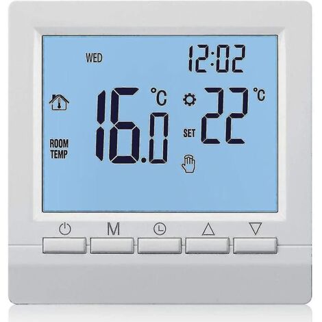 Digital Gas Boiler Thermostat 3a Weekly Programmable Room Temperature Controller (1/3)