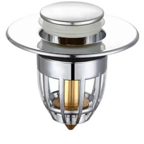 Bouchon de Vidange Universel pour Évier, Filtre de Douche, Noyau de Lavabo, Cuisine, Baignoire, 2 Pièces (1/5)