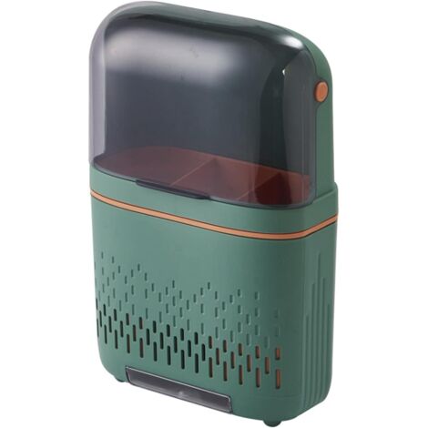 CSPARKV Porte-baguettes, Porte-couverts Pour Récipient à Baguettes, Organisateur De Couverts Suspendu, Support Suspendu De Cuisine, Antirouille, étanche, Compartiment De Rangement, égouttoir (Vert) (1/5)