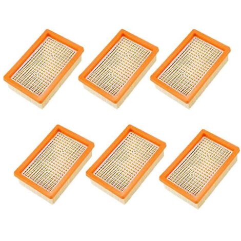 6-pack Filter For Karcher Mv4 Mv5 Mv6 Wd4 Wd5 Wd6 Vacuum Cleaner (1/4)