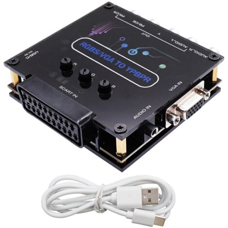 Rgbs Vga Scart To Ypbpr Component Converter For Retro Game Console Component (1/4)