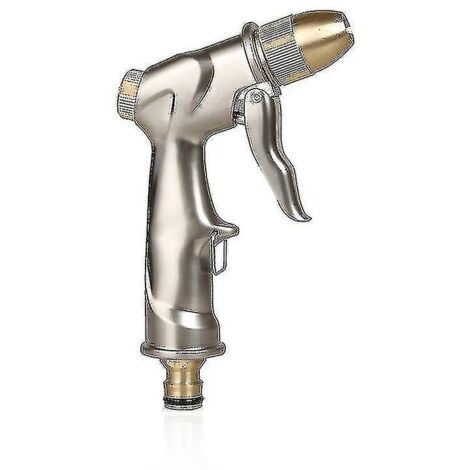 Upgrade Garden Hose Nozzle Sprayer,heavy Duty Metal Handheld Water Nozzle High Pressure (1/4)